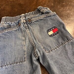 Tommy Hilfiger Blue Vintage Denim Baggy Shorts Boys Size 5